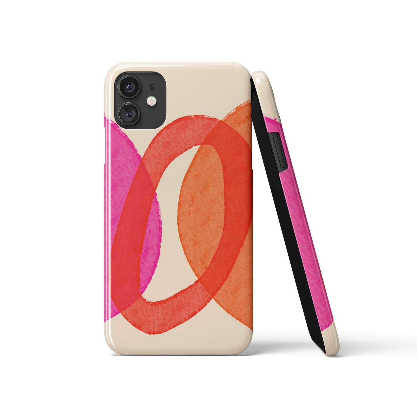 Modern Geometric Shapes iPhone Case