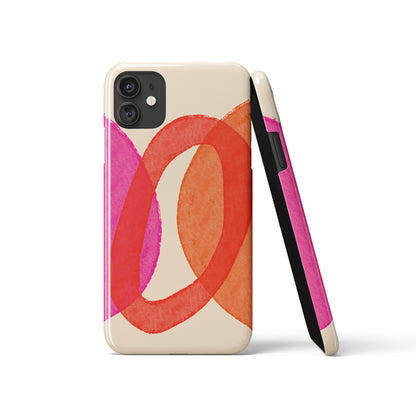 Modern Geometric Shapes iPhone Case