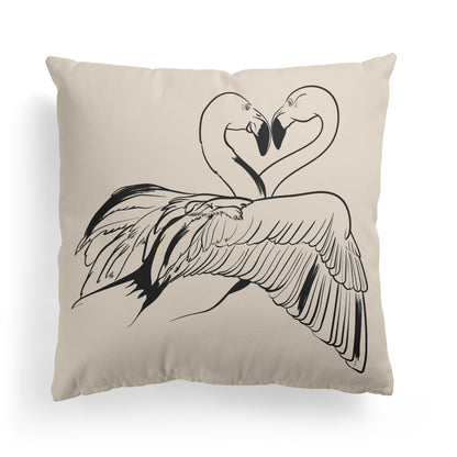 Cute Animal Love, Nature Art Throw Pillow