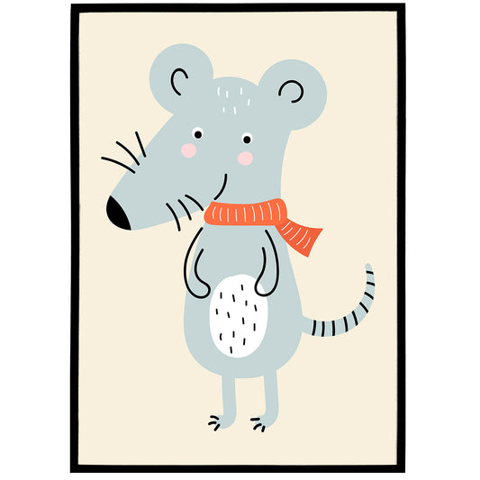 Happy Mouse Poster