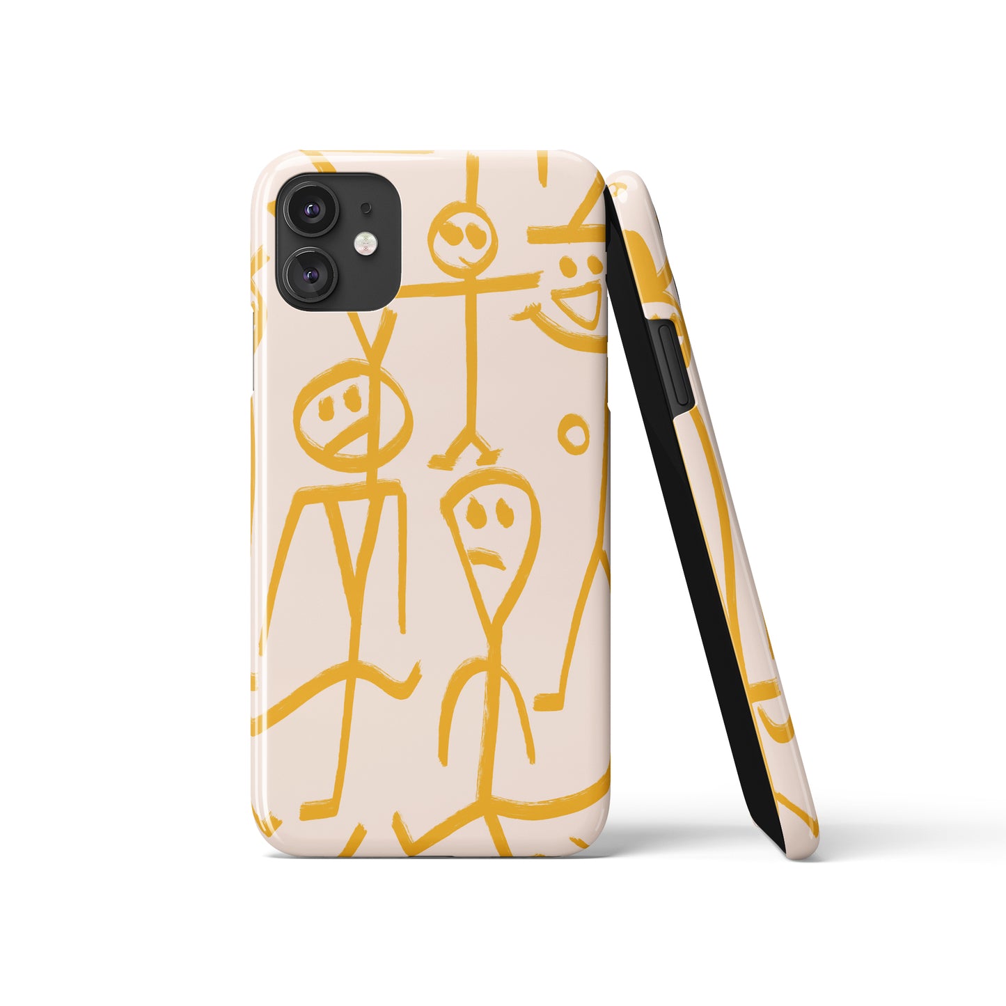 Cavemen Drawings iPhone Case