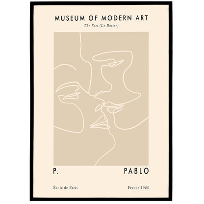 Picasso Kiss Poster