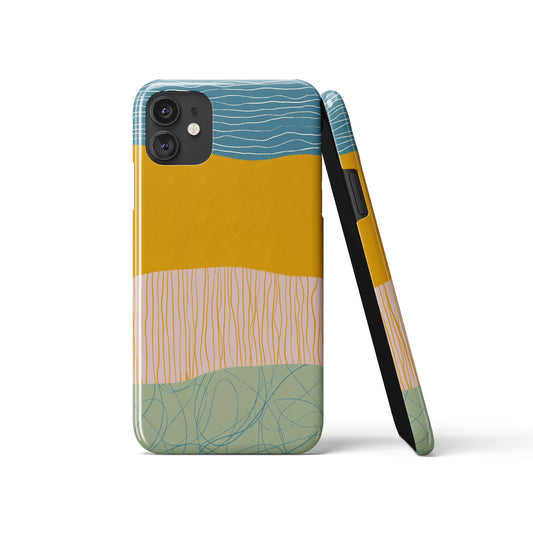 Colorful Hand Painted Art iPhone Case