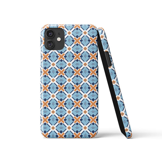 Blue Marocco Pattern iPhone Case