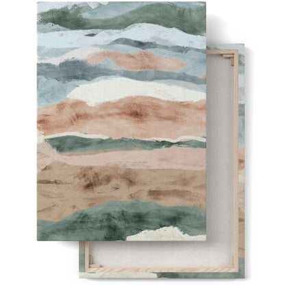 Abstract Painted Landscape Canvas Print