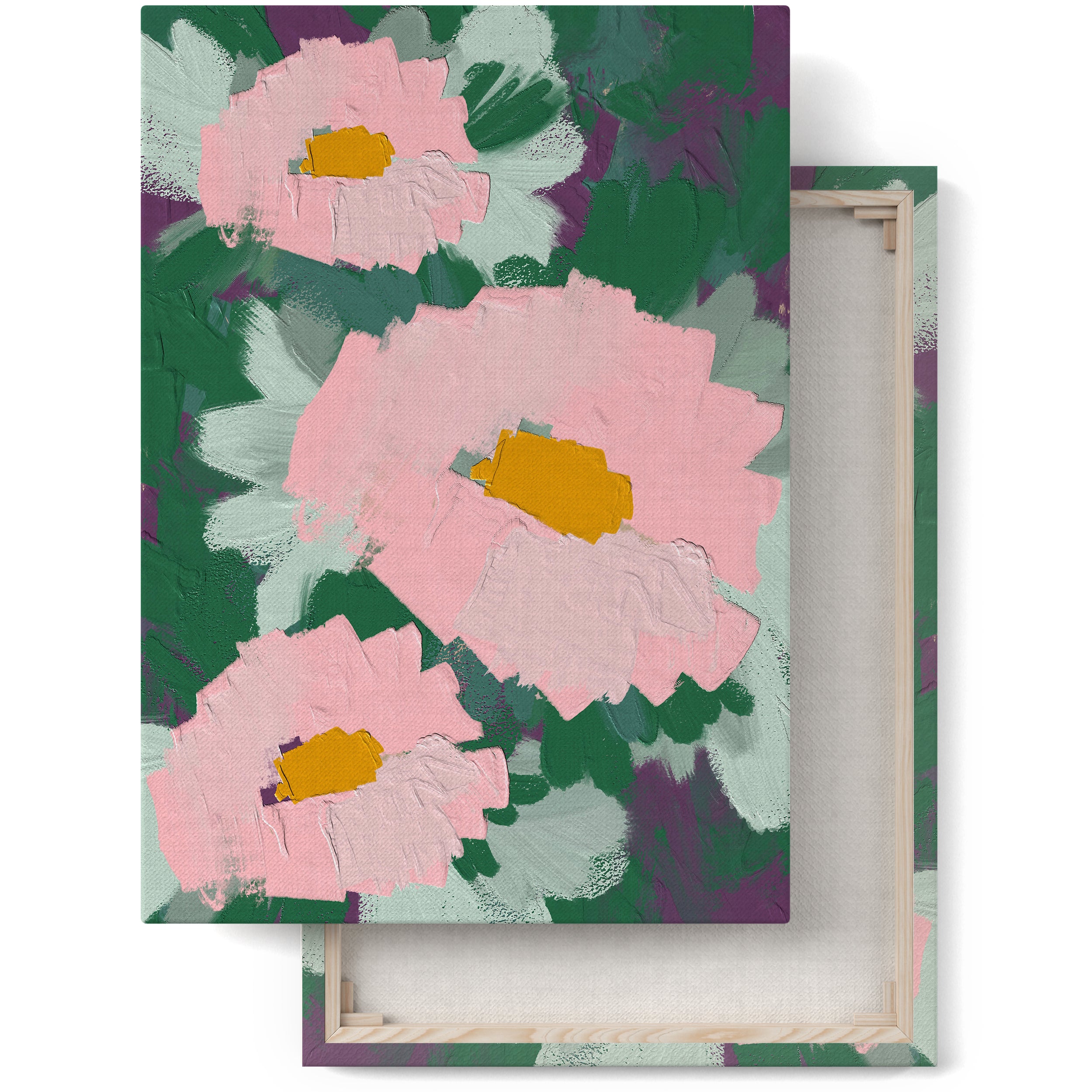 Painted Floral Art Canvas Print — HypeSheriff US