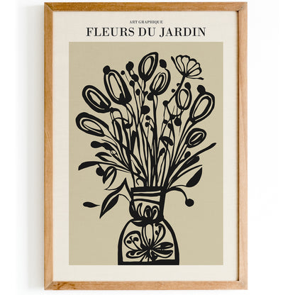 Fleurs du Jardin Poster