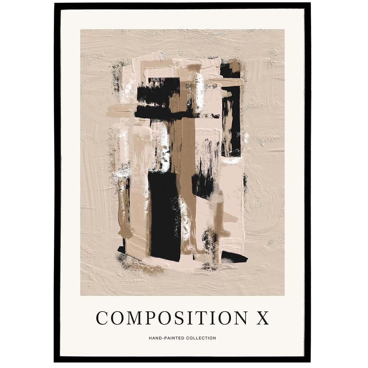 Composition X Modern Abstract Poster