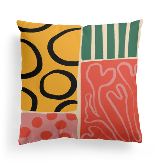 Aesthetic Alternative Composition Throw Pillow