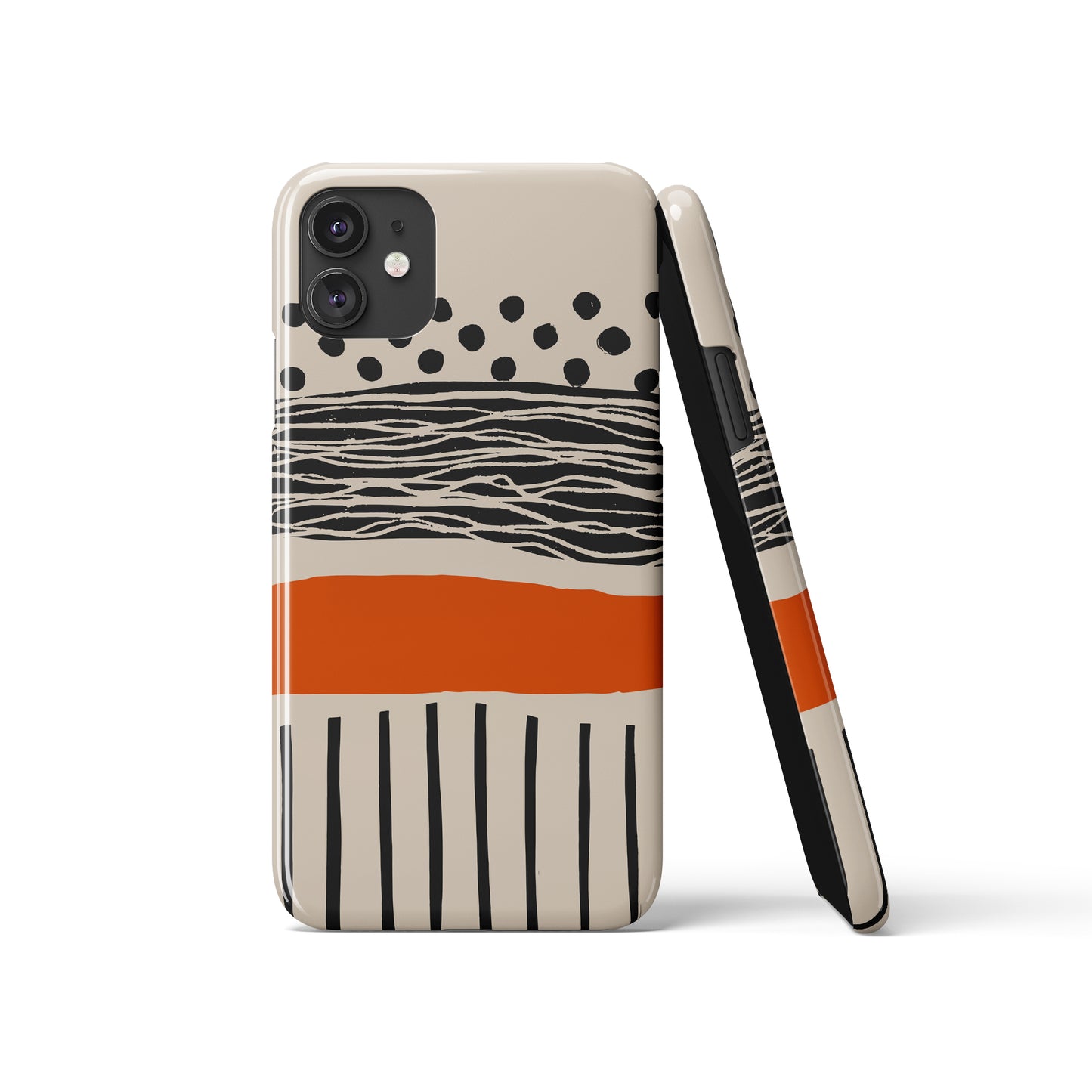 Rustic Minimalist Art iPhone Case