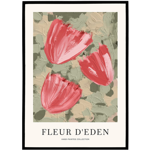 Fleur d'Eden Botanical Painted Poster