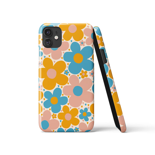 Cute Colorful Flowers iPhone Case