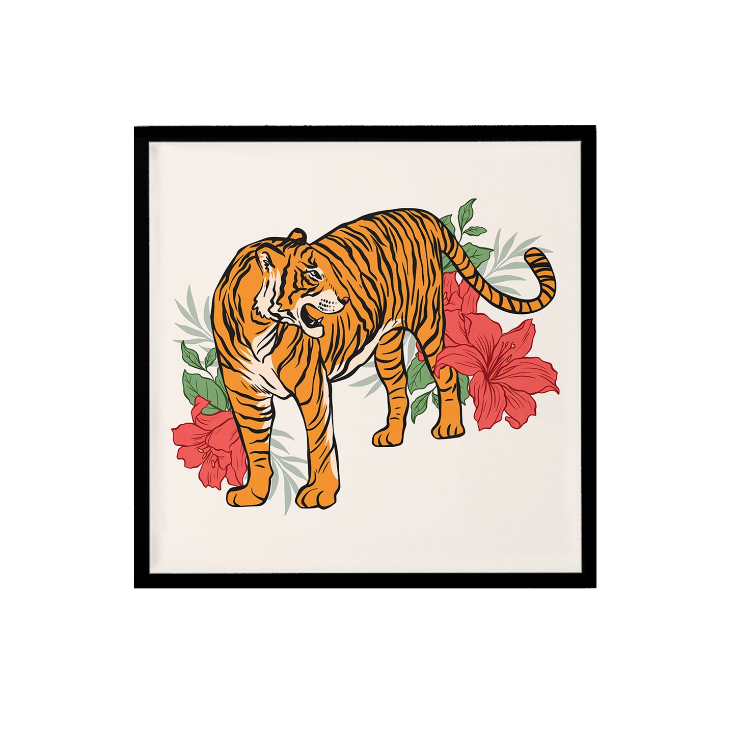 Tropical Jungle Tiger Print