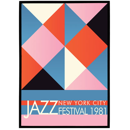 Jazz Festival New York Poster