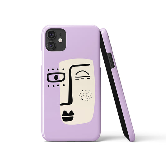 Funny Face Picasso iPhone Case