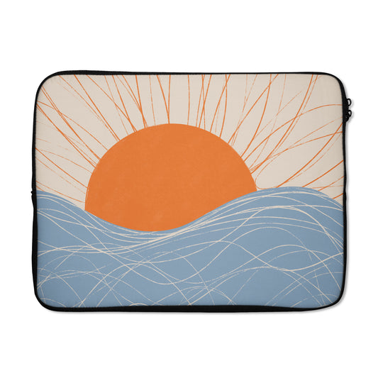 Blue & Orange Sunset - Laptop Sleeve