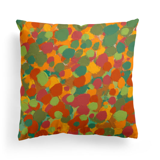 Colorful Garden Decorative Throw Pillow