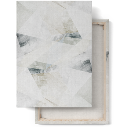 Monochrome Minimalist Abstract Canvas Print