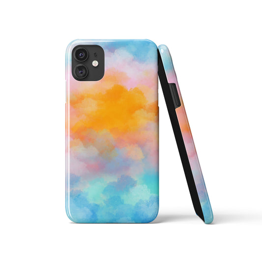 Painted Colorful Sunrise iPhone Case