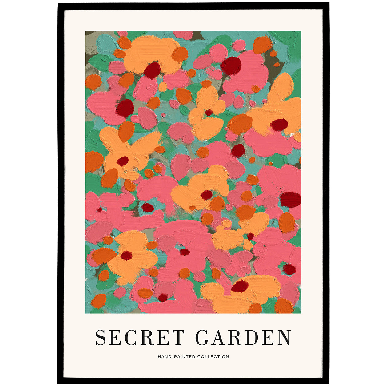 Secret Garden Artistic Painted Poster