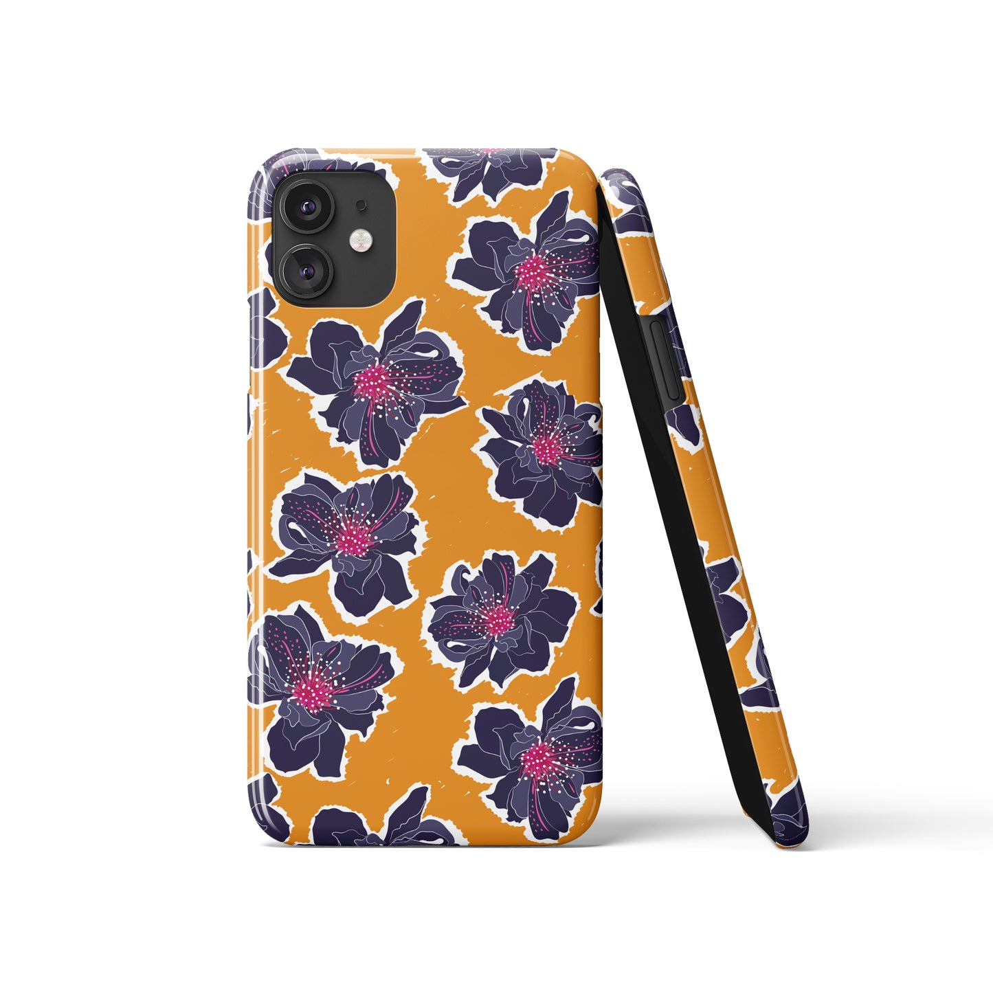 Yellow Cornflower Flowers iPhone Case