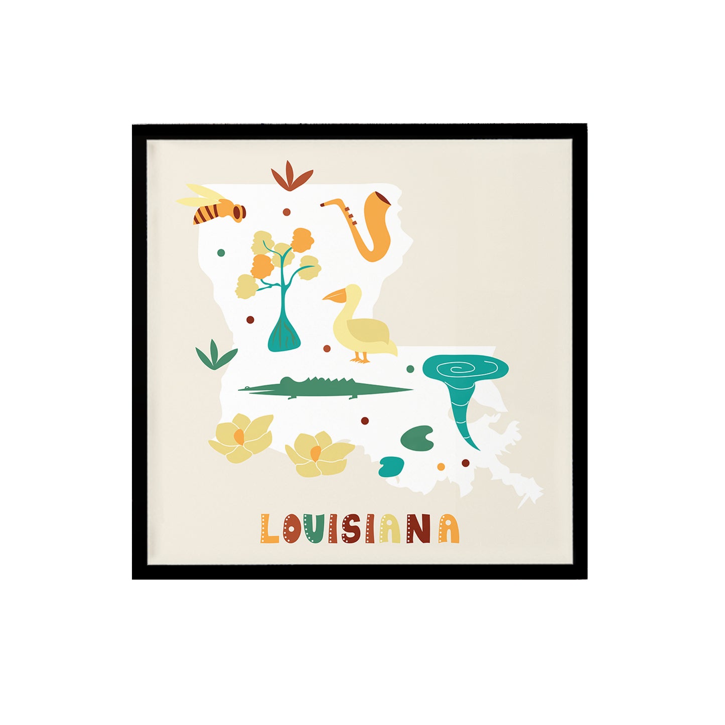 Louisiana, Travel Print