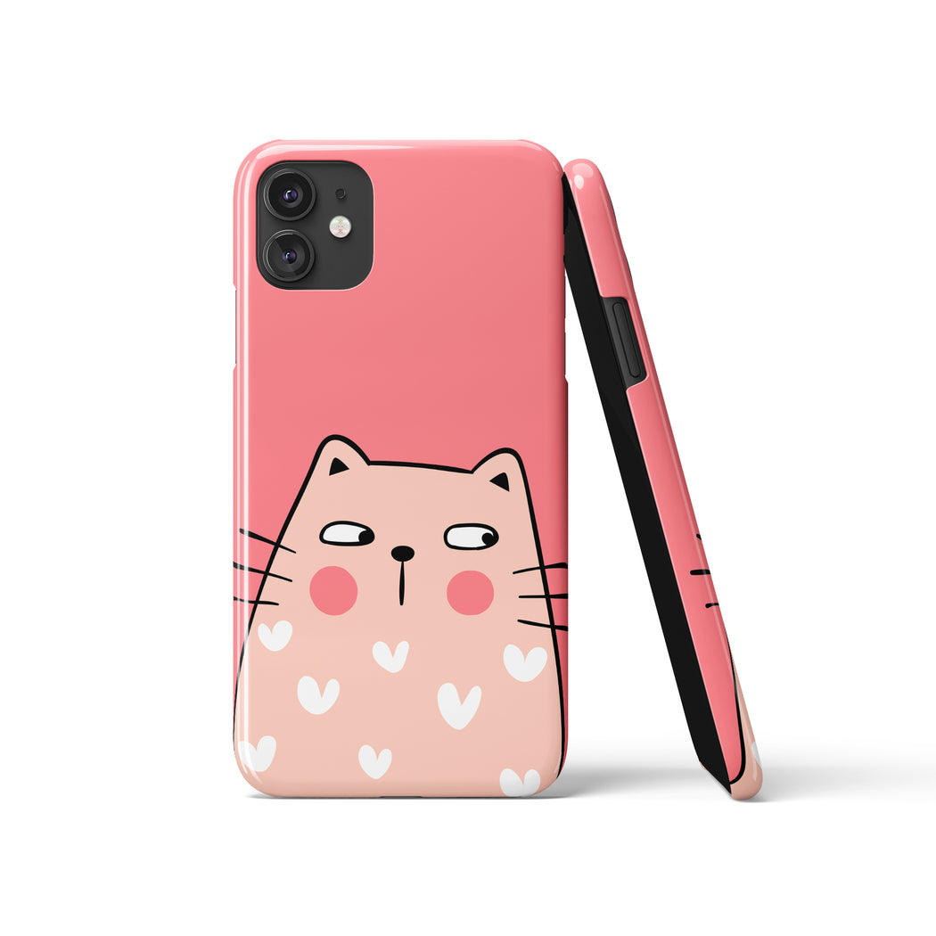 Cat Kitty Pink Cute iPhone Case
