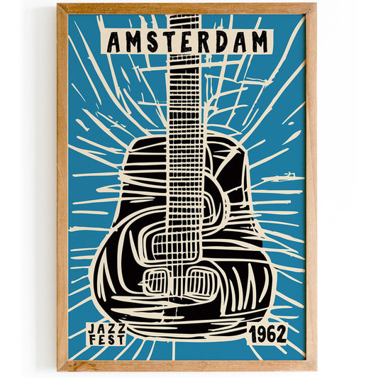 Amsterdam Jazz Fest Blue Poster