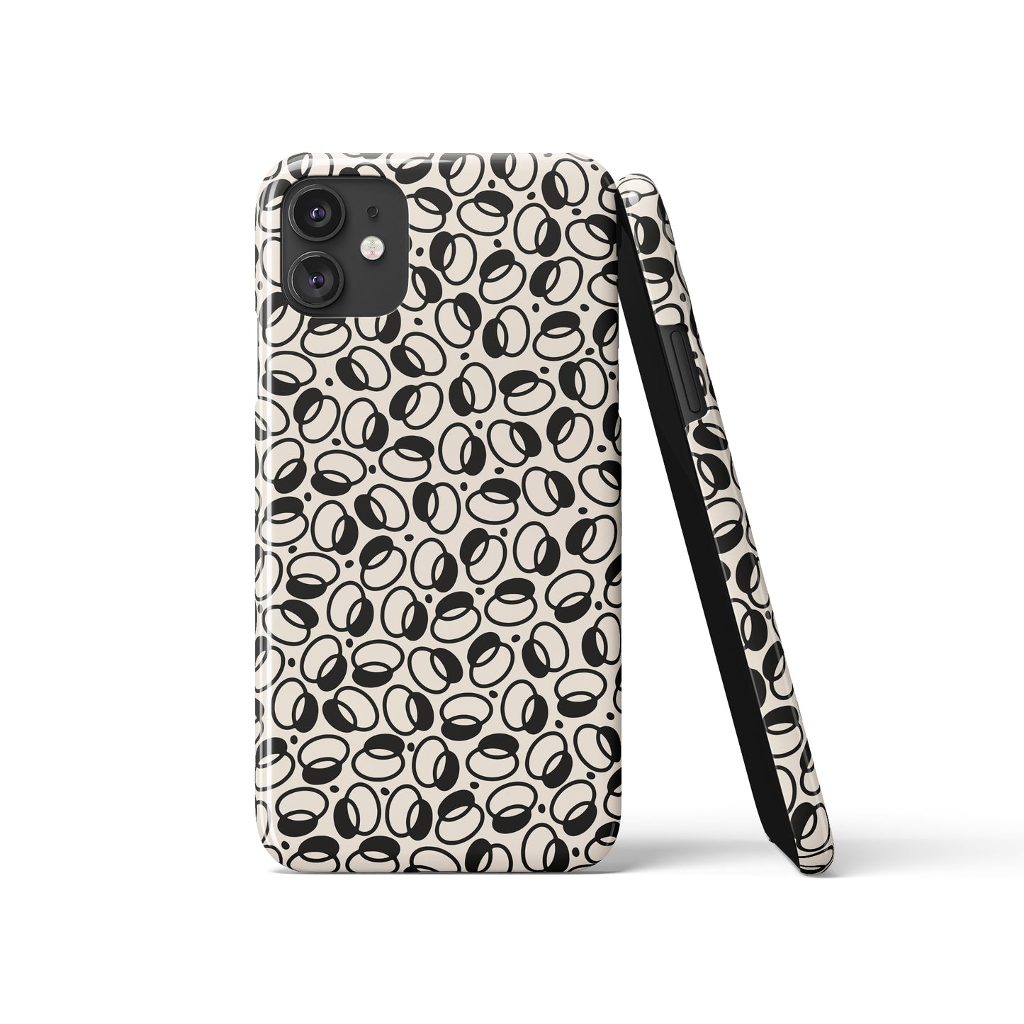 iPhone Case with Abstract Pattern