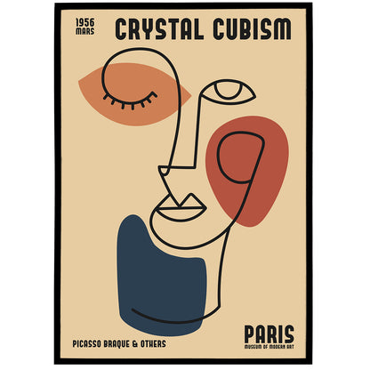Crystal Cubism Exhibition Poster