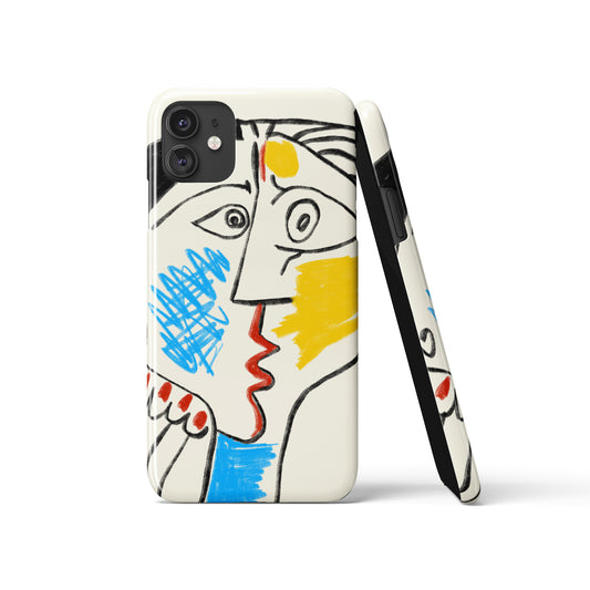 Picasso Drawing iPhone Case