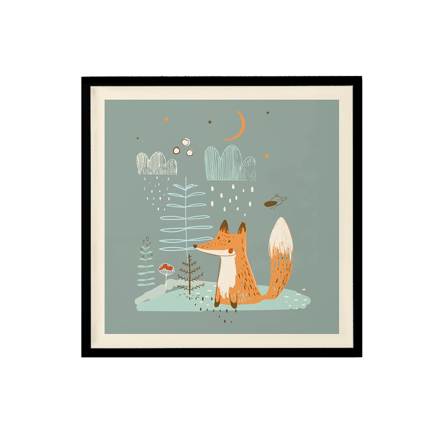 Forest Fox Print