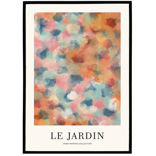 Le Jardin No1 Hand Painted Collection Poster