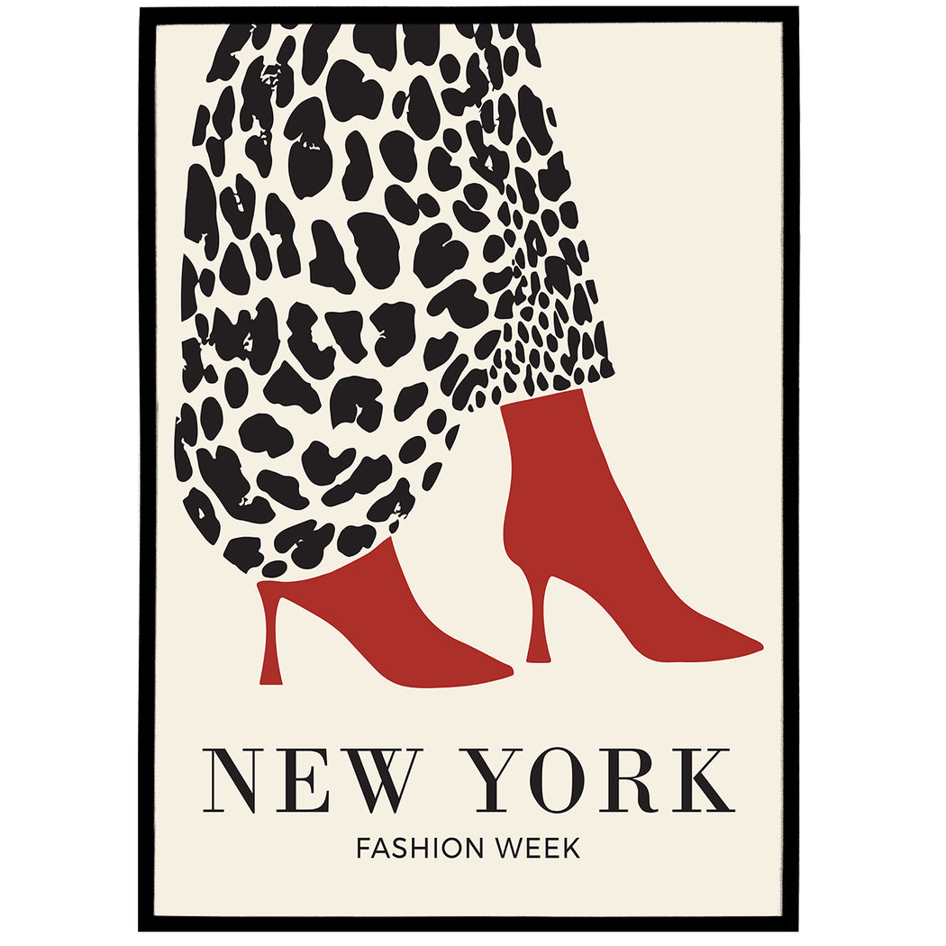 New York Fashion Week Retro Poster — HypeSheriff US
