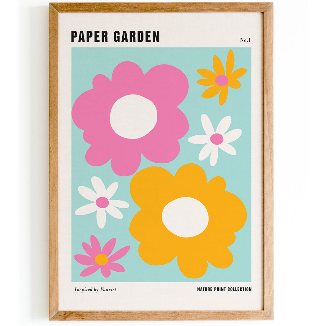 Paper Garden Cute Art Print