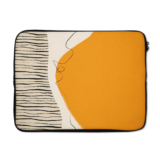 Abstract Yellow Art - Laptop Sleeve