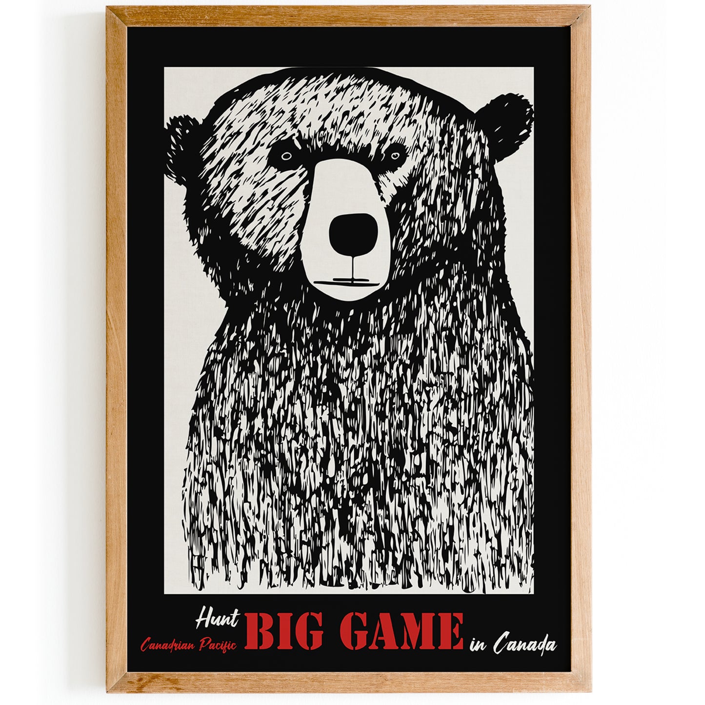 Hunt Big Game in Canada Poster