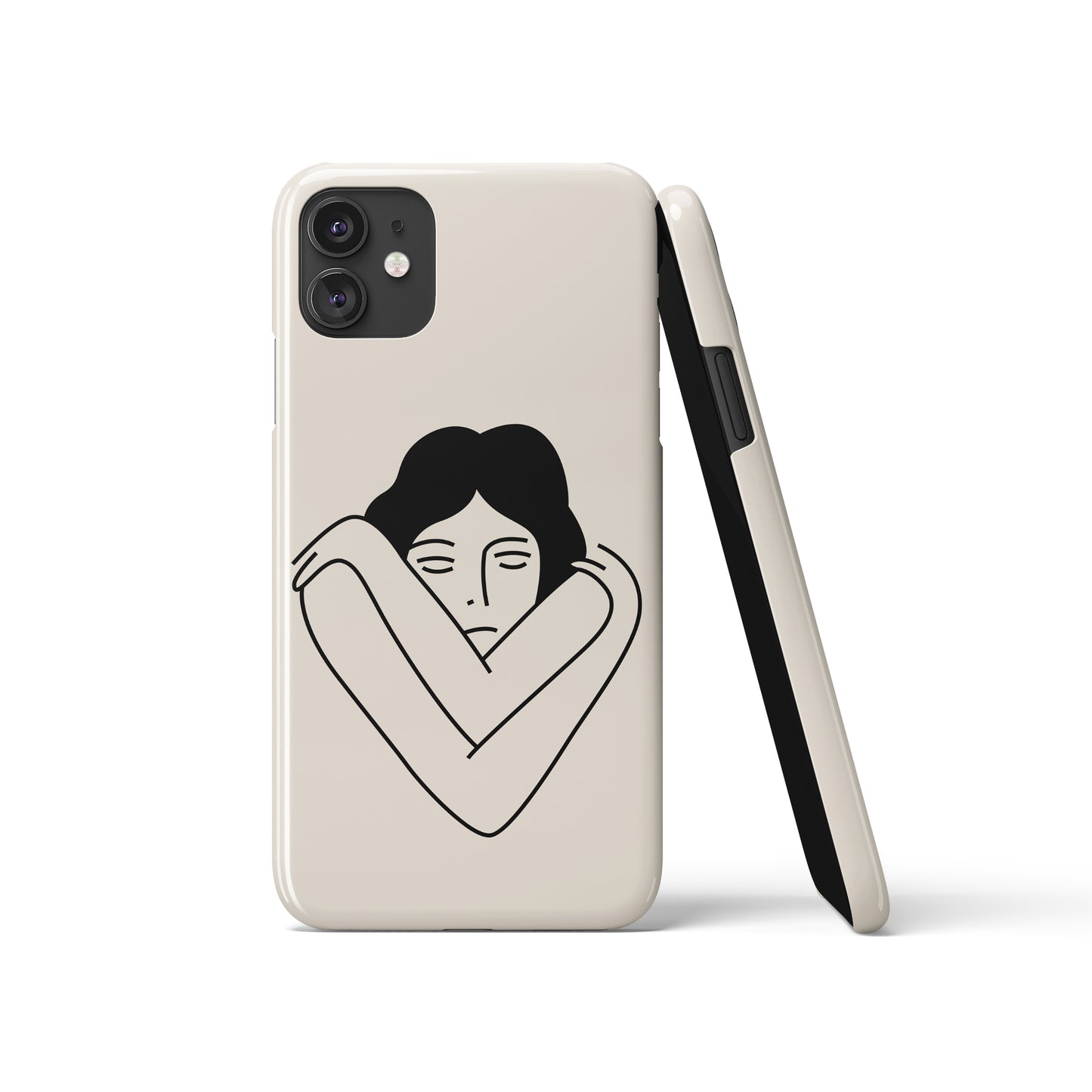 Aesthetic Cute Girl iPhone Case