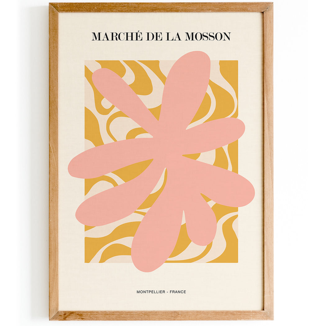 Marché Mosson Paris Poster
