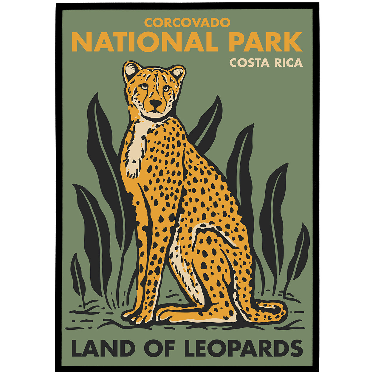 Corcovado National Park Poster