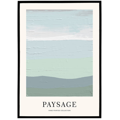 Paysage No3 Hand Painted Artistic Poster