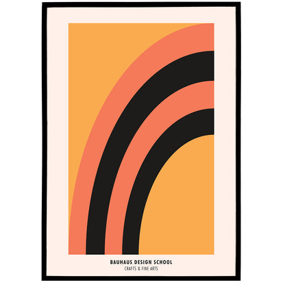 Yellow Bauhaus Poster