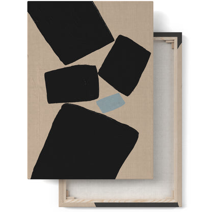 Modern Geometric Blocks Canvas Print