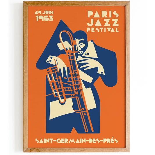 Orange Paris Jazz Festival Music Poster