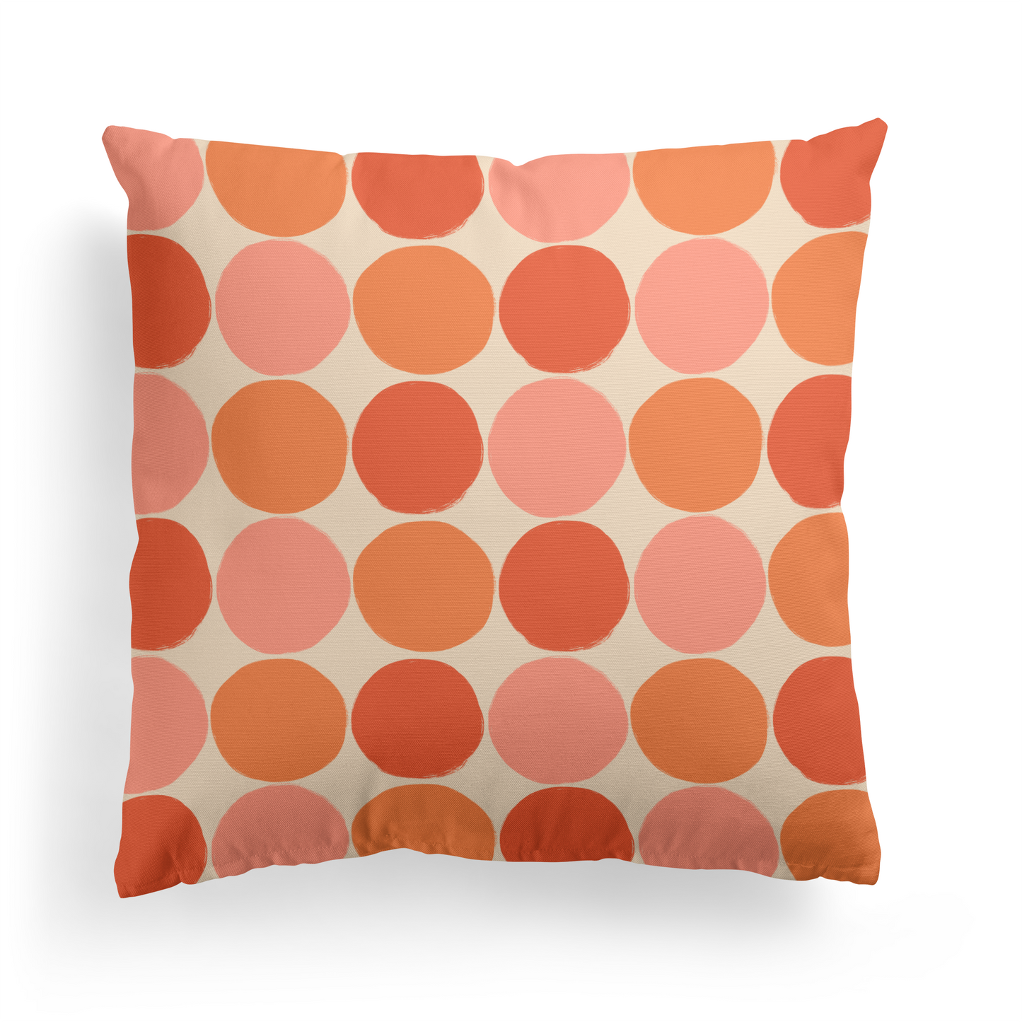Colorful Geometric Bauhaus Throw Pillow