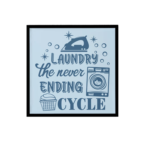 Funny Laundry Room Square Print