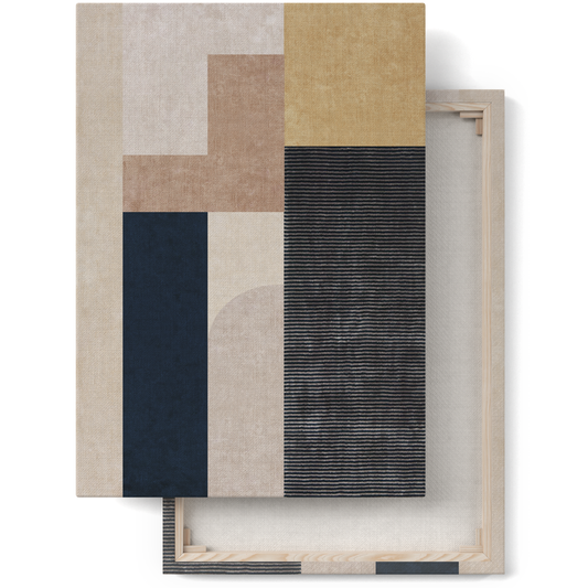 Abstract Bauhaus Canvas Print