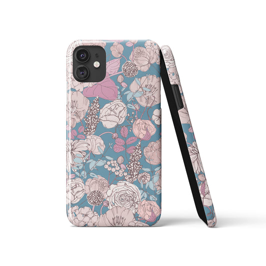 Feminin Pastel Floral iPhone Case