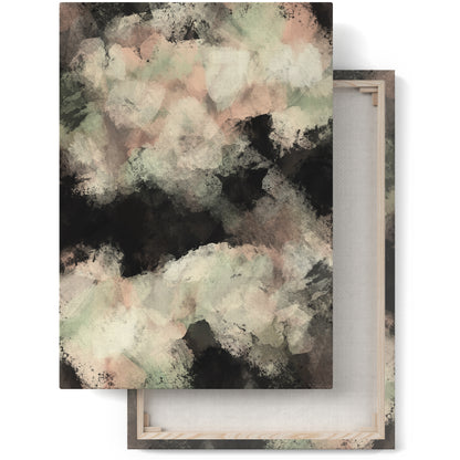 Dark Sky Abstract Painting Canvas Print