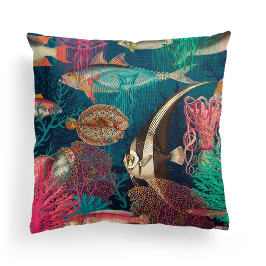 Pillow with Aquarium Barcelona